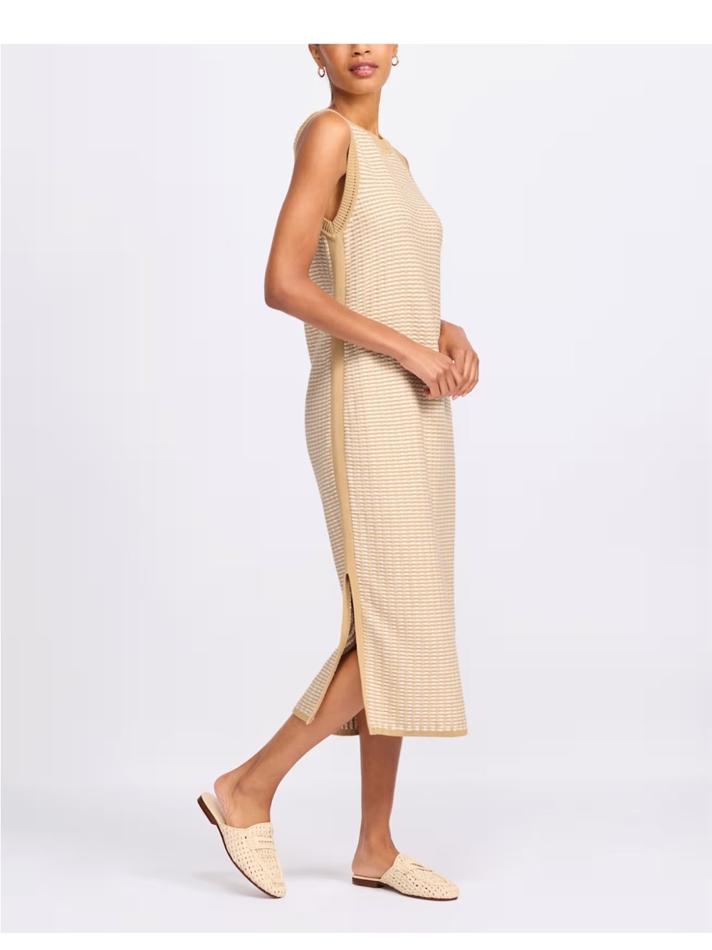 Varley Aoife Knit Midi Dress